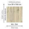 pvc lino s filcem zátěžové odolné vzor prkna sire 4m 5m barva bezova NOVATEX 33 920 rozměr