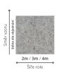 podlaha pvc zatezove komercni lehky prumysl vzor seminko sire 2m 3m 4m barva svetle seda AMBIENT Tereza 196M rozměr