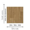 linoleum s filcem pvc trida zateze 32 41 vzor dřevo prkna pouziti ložnice obývák barva bezova hneda Iconik 280T Fumed oak natural beige rozměr