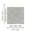 linoleum s filcem pvc trida zateze 32 41 vzor dřevo beton pouziti ložnice obývák kuchyně barva seda Iconik 280T Kiruma grey rozměr