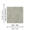 PVC podlaha Gerflor Taralay LIBERTEX Pure oak grey 1751 (Šířka 4 m)
