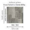 pvc podlaha vzor prkna povrchova uprava PUR třída zátěže 23 31 41 POLARIS Fumed Oak 990D rozměr