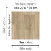 pvc podlaha vzor prkna povrchova uprava PUR třída zátěže 23 31 41 POLARIS Lime Oak 690M rozměr