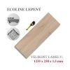 Vinylová podlaha DP 9520 Dub krémový ecoline lepaný