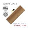Vinylová podlaha DP 9521 Dub kouřový  ecoline lepený
