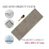 Vinylová podlaha DP 5703 Beton šedý (Varianta Aquafix Object Click (plovoucí))
