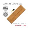 Vinylová podlaha DP 1091 Borovice přírodní XXL (Varianta Longline HB (Rybí kost) lepený)