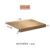 Vinylové schody ECOLINE 9509 Dub classic (Varianta Lamela Střed, 1235 x 305 mm)