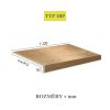Vinylové schody ECOLINE 9509 Dub classic (Varianta Lamela Střed, 1235 x 305 mm)
