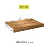 Vinylové schody ECOLINE 9523 Dub podzimní (Varianta Lamela Střed, 1235 x 305 mm)