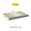 Vinylové schody OBJECTLINE 5705 Dub Oslo (Varianta Lamela Střed, 1235 x 305 mm)