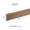 Vinylové schody OBJECTLINE 5706 Dub Milano (Varianta Lamela Střed, 1235 x 305 mm)