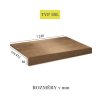 Vinylové schody OBJECTLINE 5706 Dub Milano (Varianta Lamela Střed, 1235 x 305 mm)