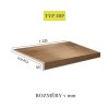 Vinylové schody OBJECTLINE 5706 Dub Milano (Varianta Lamela Střed, 1235 x 305 mm)