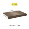 Vinylové schody OBJECTLINE 9872 Dub Toledo (Varianta Lamela Střed, 1235 x 305 mm)
