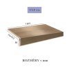 Vinylové schody LONGLINE 1093 Dub kamenný (Varianta Lamela Střed, 1815 x 230 mm)
