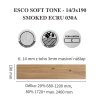 Soft tone smoked ecru 030a 14 3x190