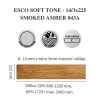 Soft tone smoked amber 043a 14 3x225