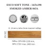 Soft tone smoked amber 043a 14 3x190