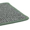 koberec smyčkový podklad filc použití bytové skladem u dodavatele vzor melírovaný barva zelená TITAN 1446 detail