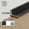 Küberit Stěnová ukončovací lišta samolepící 369 NSK 18 x 12mm