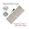 Vinylová podlaha DP 1053 Beton hlazený šedý  objectline click
