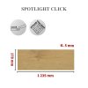 Spotlight click 5mm CW 1632 Dub Natural rozměr