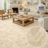 Timeless Elegance 560 interier, béžový koberec s hustým a vysokým vlasem v obýváku