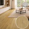 FORTEX 2901 světle hnědé PVC v obývacím prostoru se kobercem