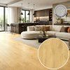 FORTEX 2932 PVC ve velice světle hnědé barvě v obýváku s vybavením