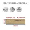 Creation 1607 Cedar Natural creation clic ac 55