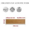 Creation 1271 Lounge Oak Golden EIR creation ac clic 55