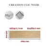 1272 Lounge Oak Beige EIR clic creation 70