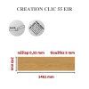 1273 Lounge Oak Natural EIR clic creation 55