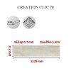 Creation 0584 White Lime clic70