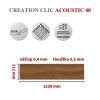 Creation 1597 Quartet Dark Brown creation clic ac 40
