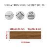Creation 1597 Quartet Dark Brown creation clic ac 55