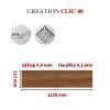 Creation 1597 Quartet Dark Brown clic creation 40