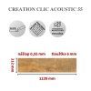 Creation 1709 Savage Oak Honey ac55
