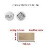 Creation 1604 Curton Stone Taupe clic70