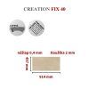 Creation 1603 Curton Stone Clear fix40