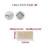 Creation 1603 Curton Stone Clear clic40