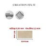 Creation 1603 Curton Stone Clear fix55