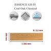 ESSENCE Cool Oak Classical (GD 55) rozměr lamely