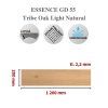 ESSENCE RIGID Tribe Oak Light Natural (GD 55) rozměr lamely
