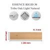 ESSENCE RIGID Tribe Oak Light Natural (RIGID 30) rozměr lamely