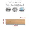 ESSENCE RIGID Tribe Oak Light Natural (GD 30) rozměr lamely