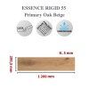 ESSENCE RIGID Primary Oak Beige (RIGID 55) rozměr lamely