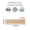 Cool Oak Light Beige (pouze GD 30) rozměr lamely
