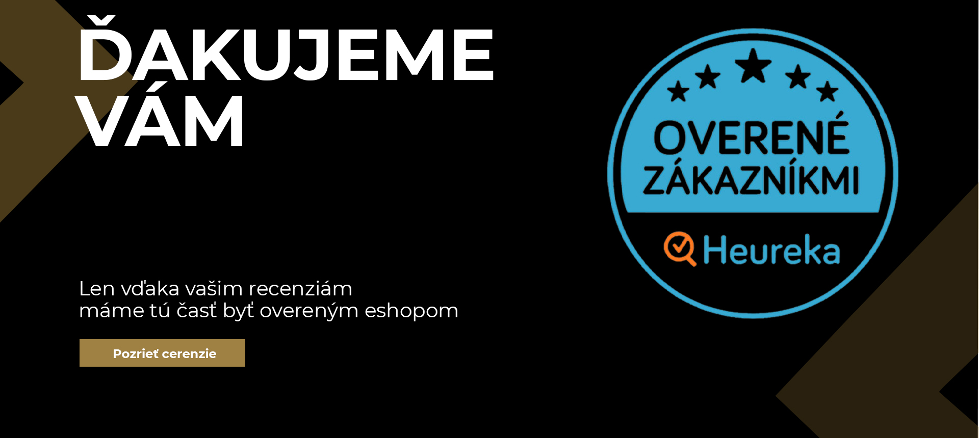 Overený zákazníkmi-heureka